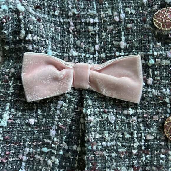 BLUEBERI BOULEVARD tweedy swing coat (sz 4) - Picture 5 of 8